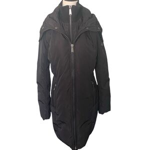 Michael Kors black down filled puffer coat